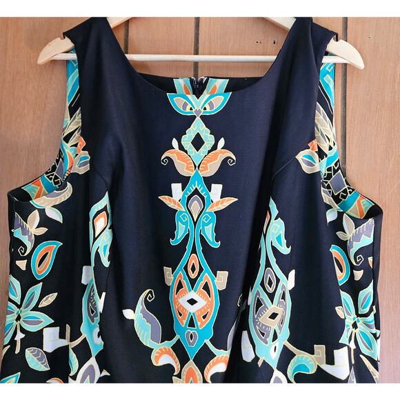 Kim Women Size 20 Sheath Dress Floral Kim Rogers Plus - Picture 3 of 10